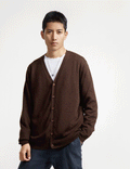 Gents sweater Brown buttoned