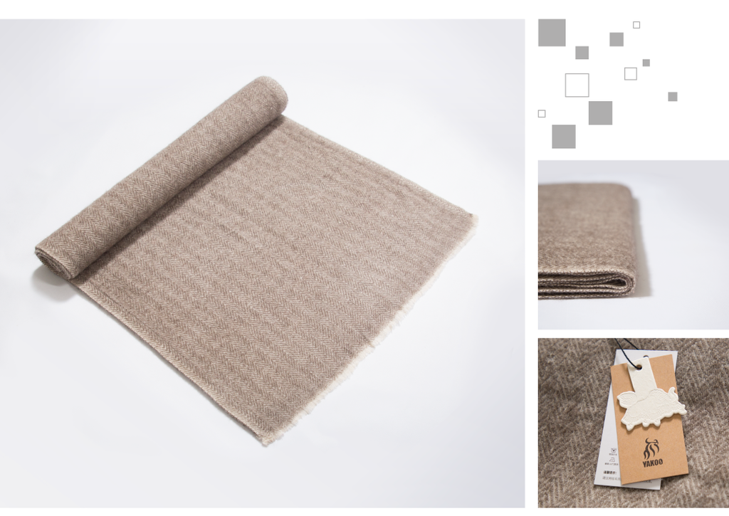 Handmade scarf 100% yakoo