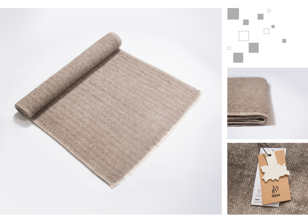 Handmade scarf 100% yakoo