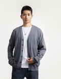 Gents sweater Grey buttoned