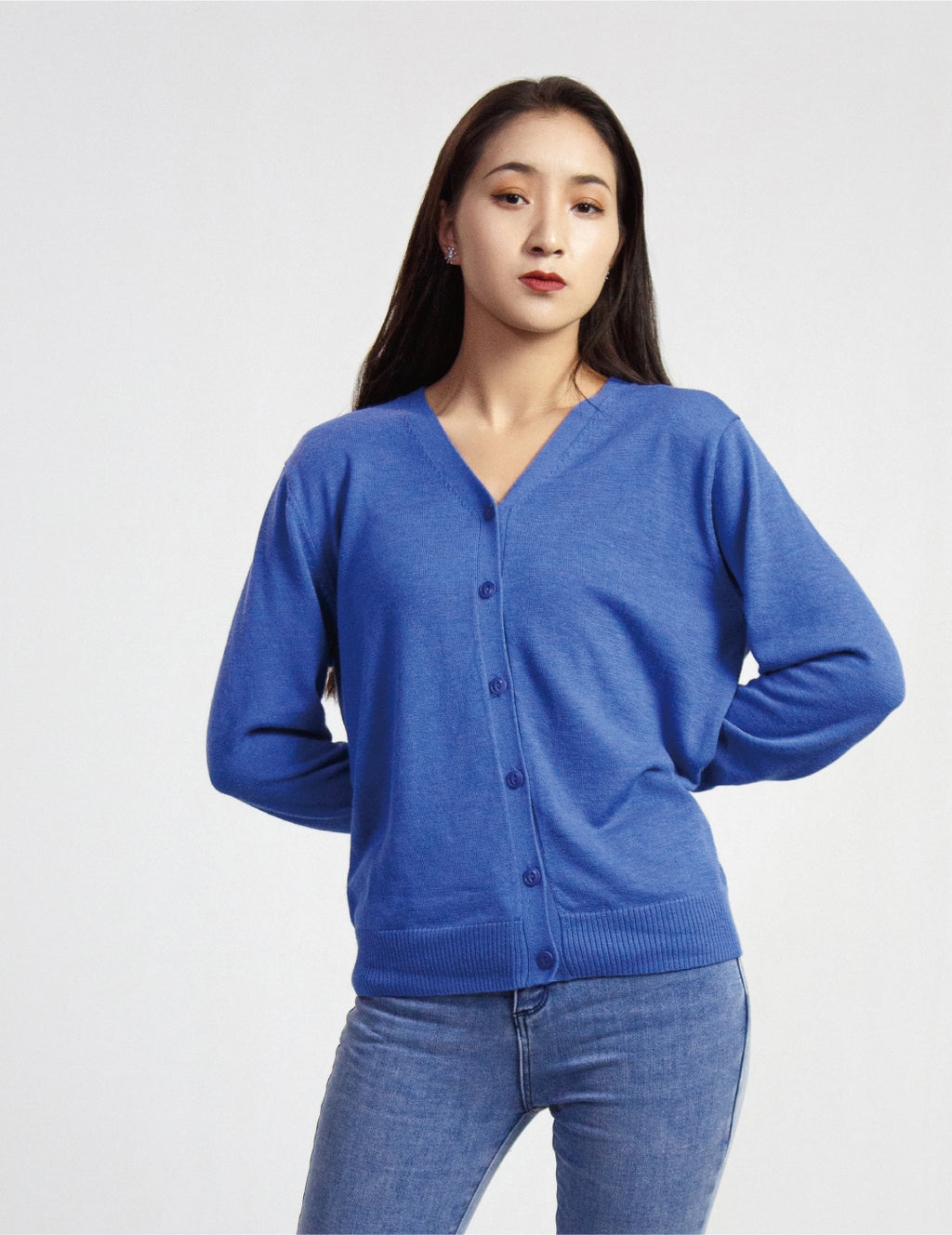 Ladys Bottoned Sweater