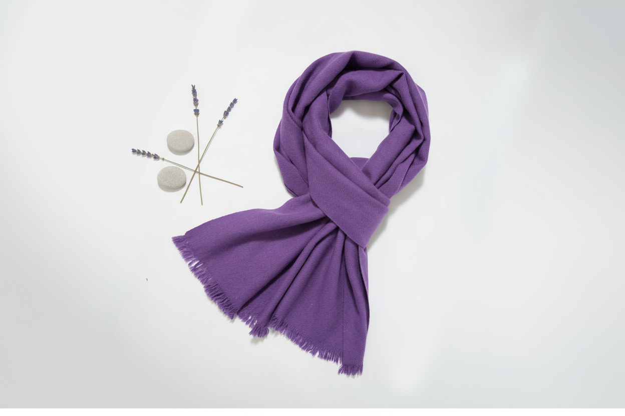 Solid color scarfs